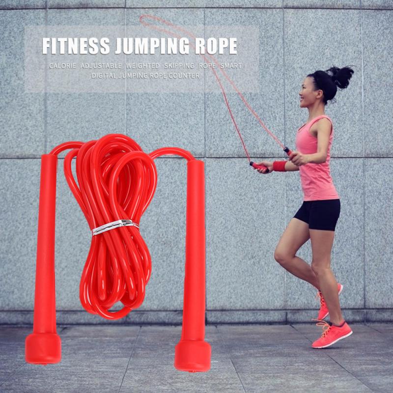 Springtov hop reb sport fitness justerbar hurtig hastighed plasthåndtag gym fitness tæller træningsudstyr