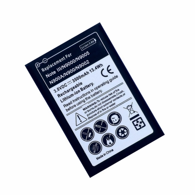 B800BC B800BE Replacment Battery for Samsung Galaxy Note 3 Note3 N900 N9006 N9005 N9000 N900A Internal Batteries Accumulator
