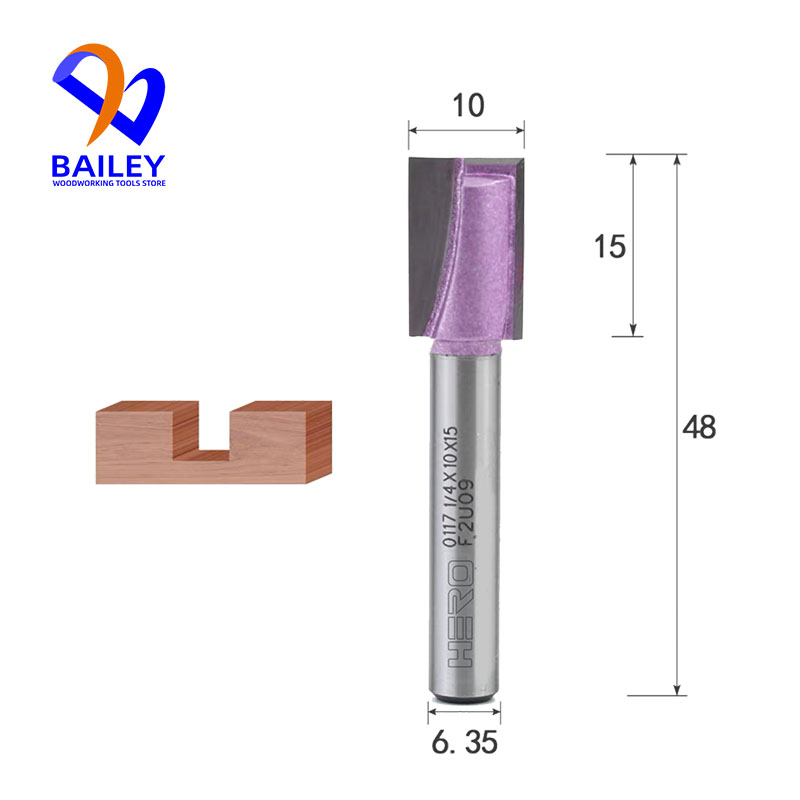 BAILEY 1PC Reinigung Boden Router bisschen Gravur Holzbearbeitung Werkzeug Ende Fräser CNC für Holz Verarbeitung Maschine: Sauerampfer