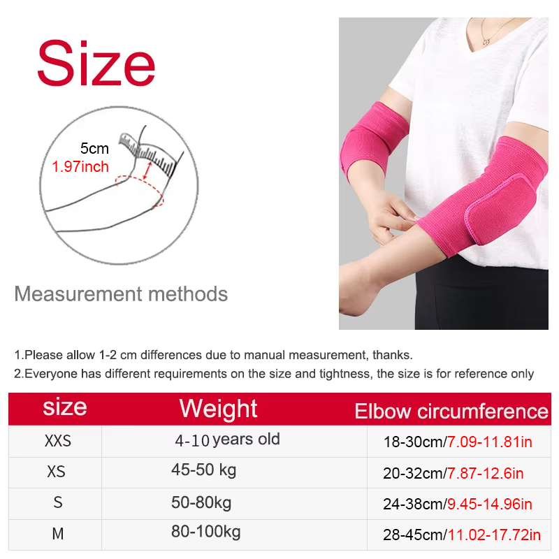 Elastische Ellenbogenschützer Verdickter Schwamm Ellenbogen Knieschützer Schutz Basketball Volleyball Sport Armmanschette Pad Erwachsene freundlicher