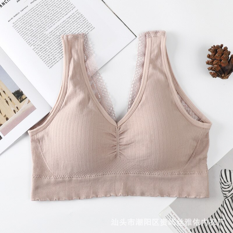 Sujetador transpirable deportivo de copa completa, top, se cruza en la espalda, antichoque, push-up, para entrenamiento, gimnasio, correr, yoga, fitness: Rosa