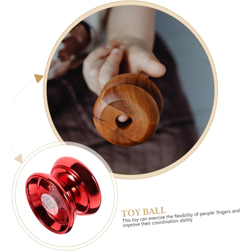 1 set di palline Yoyo professionali per giocare con le dita, dal design elegante, per principianti, idee regalo, leggere e facili da trasportare
