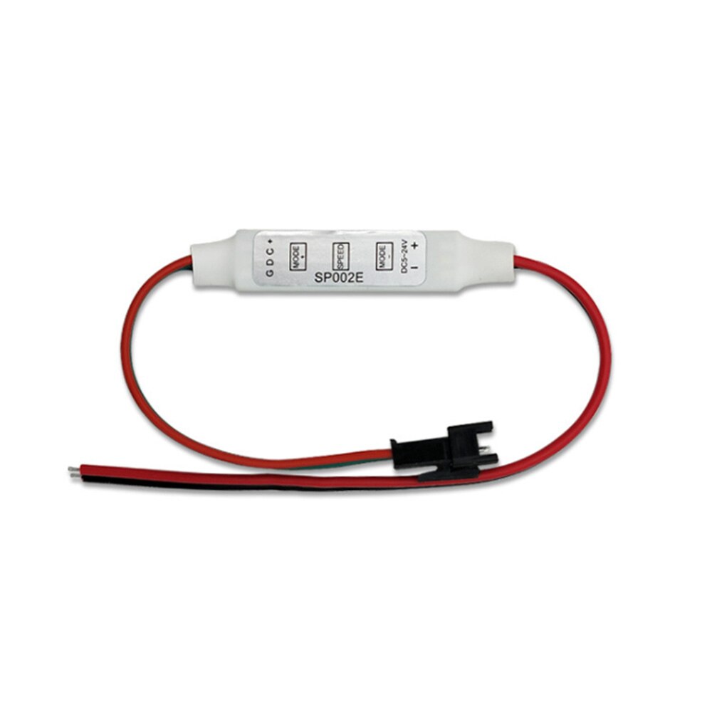 DC5V-24V LED Controller 3 Keys Mini Dimmer 2pin For WS2812B WS2811 WS2812 LED Pixel Strip Light Module Connector