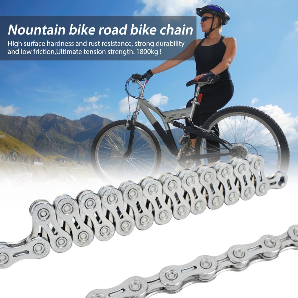 Mountain Bike Chain 8/9/10 Speed High Alloy Steel Decent Durability Lightweight Good Looking Bicycle Chain Cycling Equipment