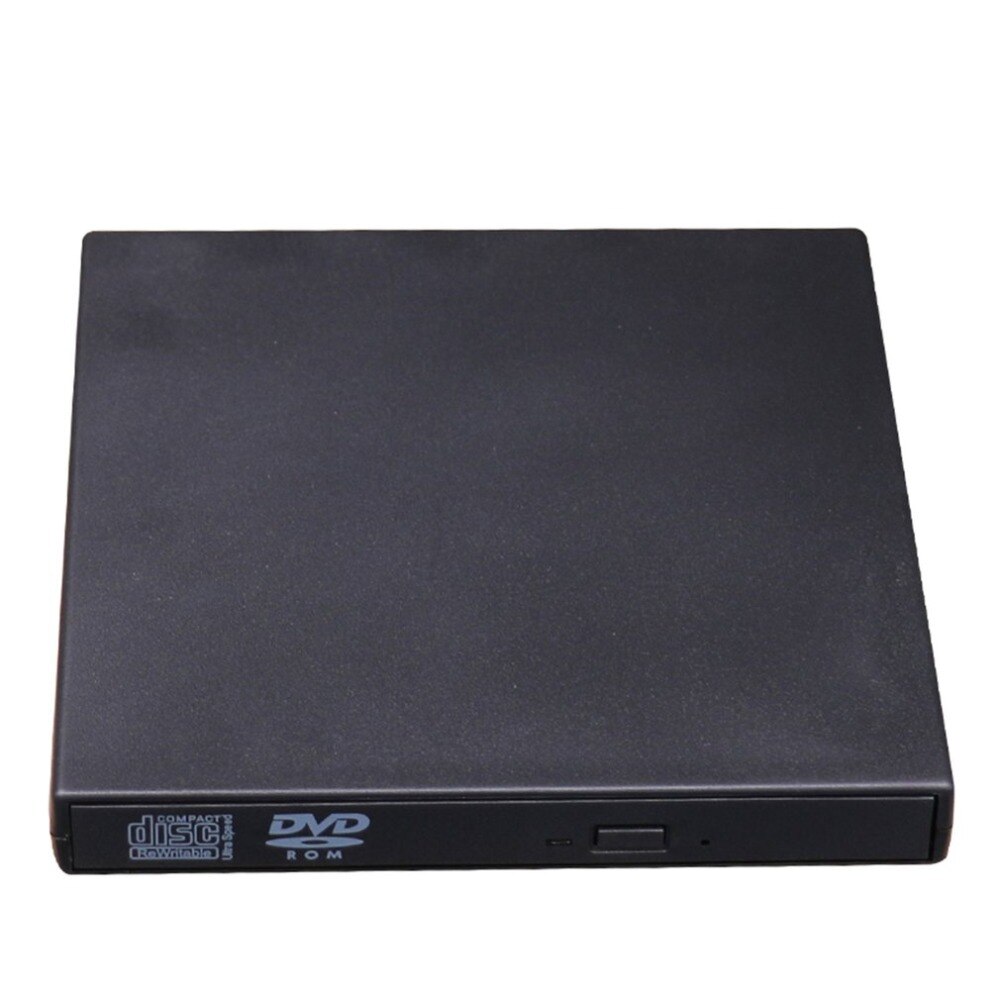 Draagbare Size Plug & Play Externe Drive Usb 2.0 Brander Cd + Rw Dvd Reader Rom Cd Writer Geschikt Voor mac Voor Win7/8/10