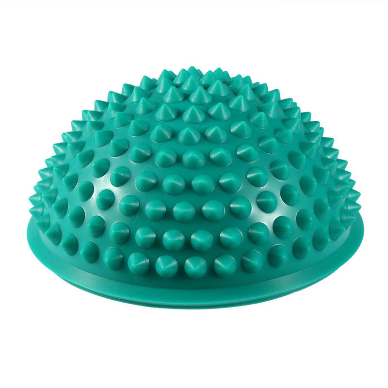 Duurzaam Pvc Spiky Half Ronde Massage Bal Trigger Punt Hand Voet Pijnbestrijding Fitness Fascia Oefening Yoga Bal Gezondheidszorg tool
