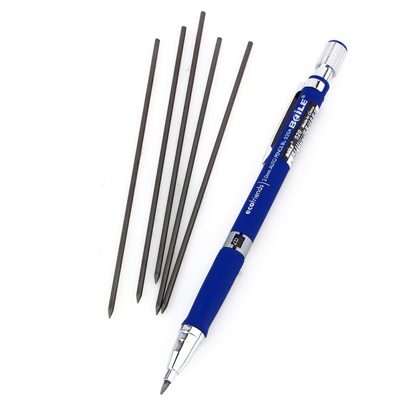 2.0mm Mechanical Pencil & Pencil Lead Set Automatic Pencil Drawing Painting Mechanical Pencil School Office Stationery