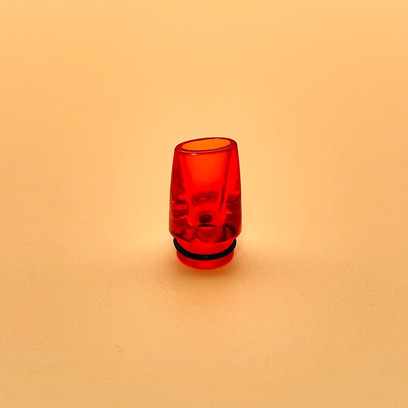 DSXvape fischio Drip Tip 510 bocchino 14.66/17.66mm per dotaio atomizzatore vape tank DotMod DotAIO Pod System/billetta BB Box Mod: Red B