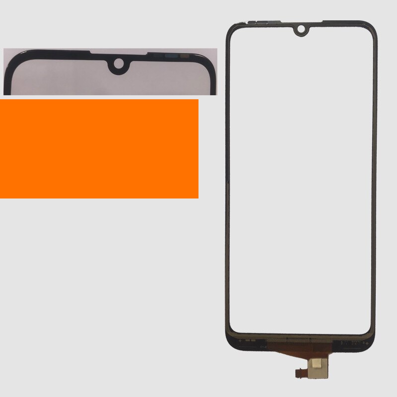 Honor8A Outer Screen For Huawei Honor 8A Digitizer Sensor Front Touch Panel LCD Display Out Glass Cover Repair Replace Parts