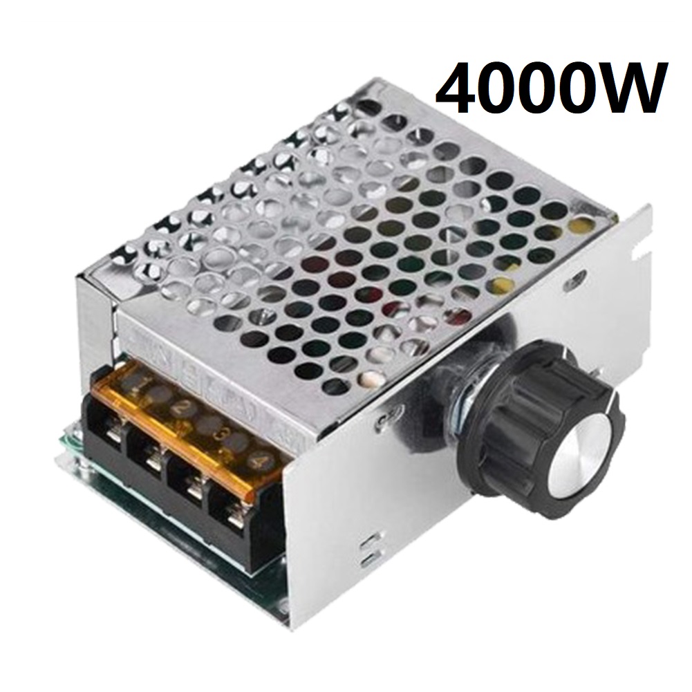 AC220V 10000 W High Power Scr BTA10 Elektronische Voltage Regulator Speed Controller Digitale Display Voor Dimmen Speed Thermostaat: 4000w