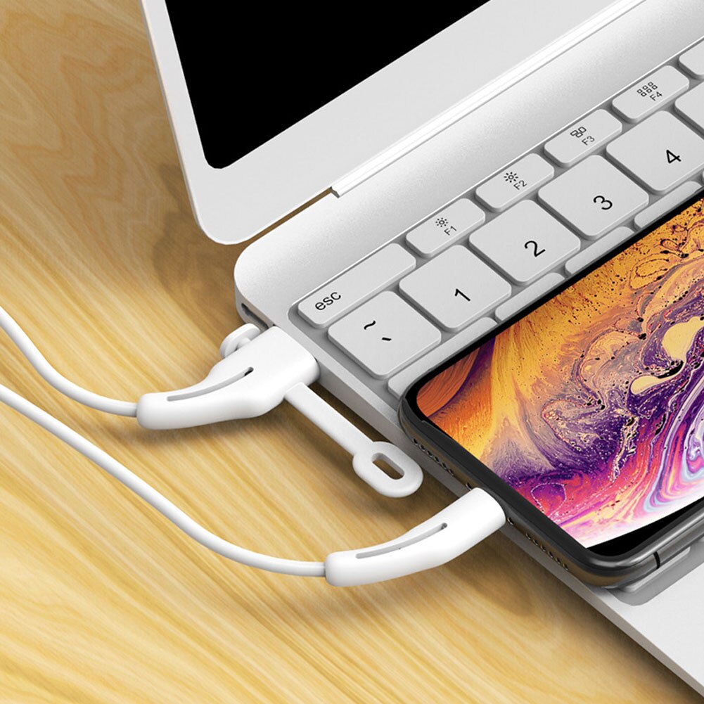 Daten Kabel Schutzhülle für Apple Ladekabel Wickler Veranstalter Silikon Anti-bruch Daten Linie Protectorfor AtoL