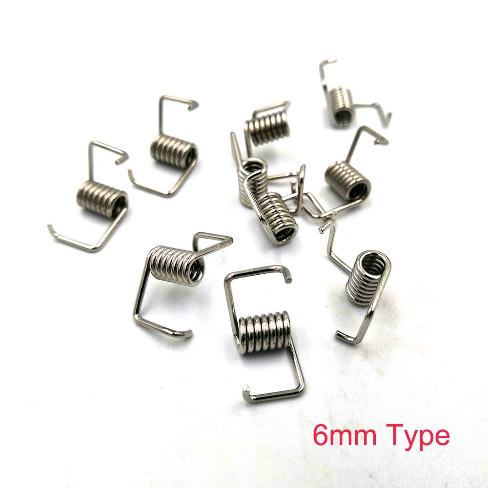 10pcs/lot Fitting 6mm 10mm Belt Torsion Spring Timing Belt Locking Tension Strong Spring Match 3D Printer Parts: 6mm