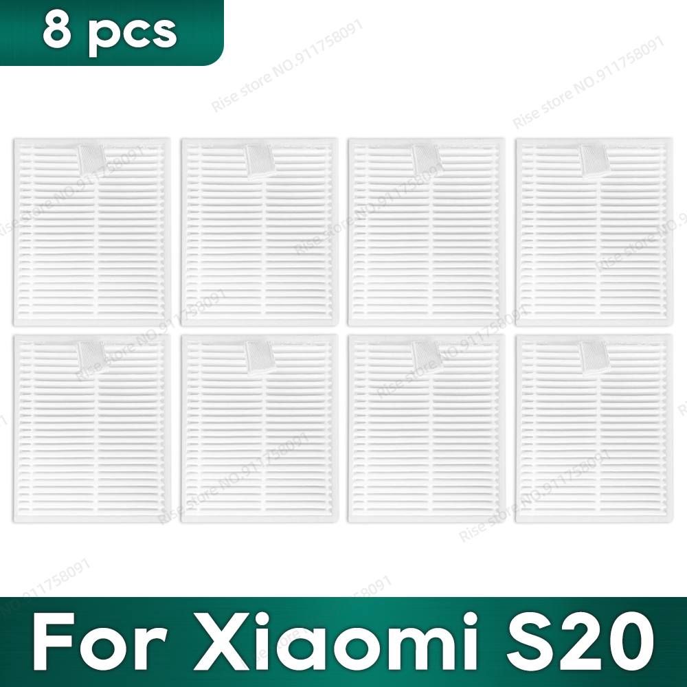 Compatibel voor Xiaomi S20 (D106) Accessoires Hepa Filter Hoofdrolborstel Mop Doek Reserveonderdelen
