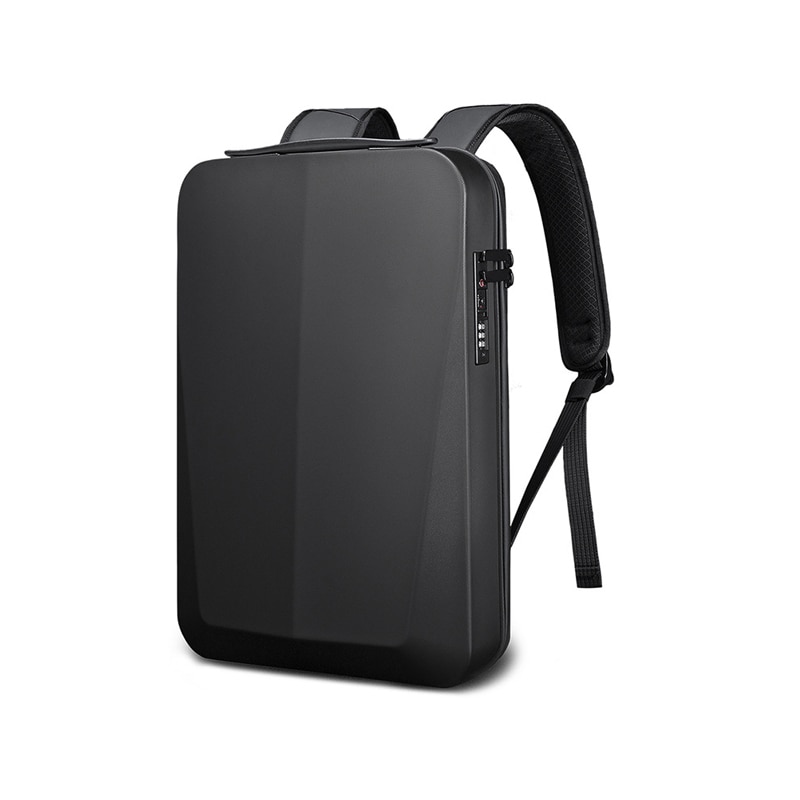 Street Wear Backpacks Slim Hard Shell Men's Business Shoulder Backpack Laptop bag USB Multi Layer Storage Waterproof Bag