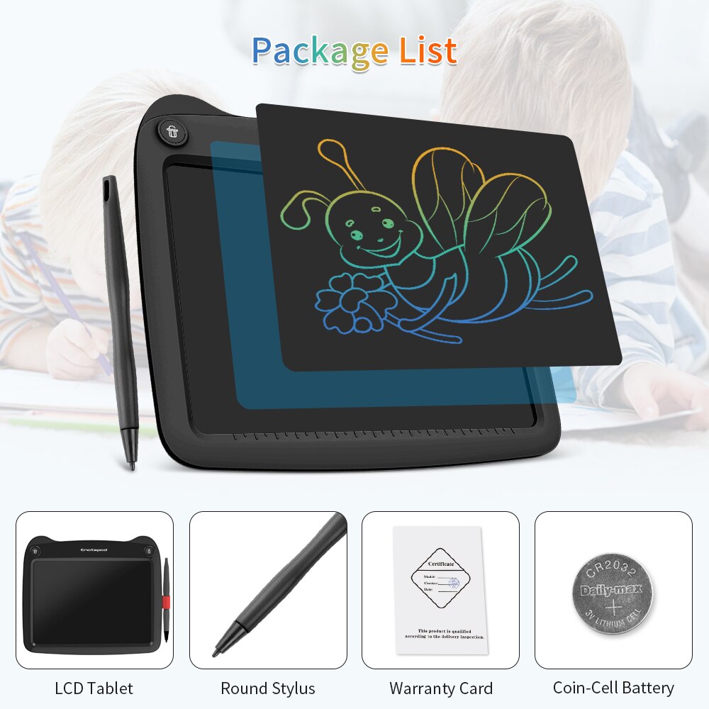 Enotepad 9 Inch Lcd Writing Portable Smart LCD Writing Tablet Electronic Handwriting Pad graphics tablet pen lcd eraser
