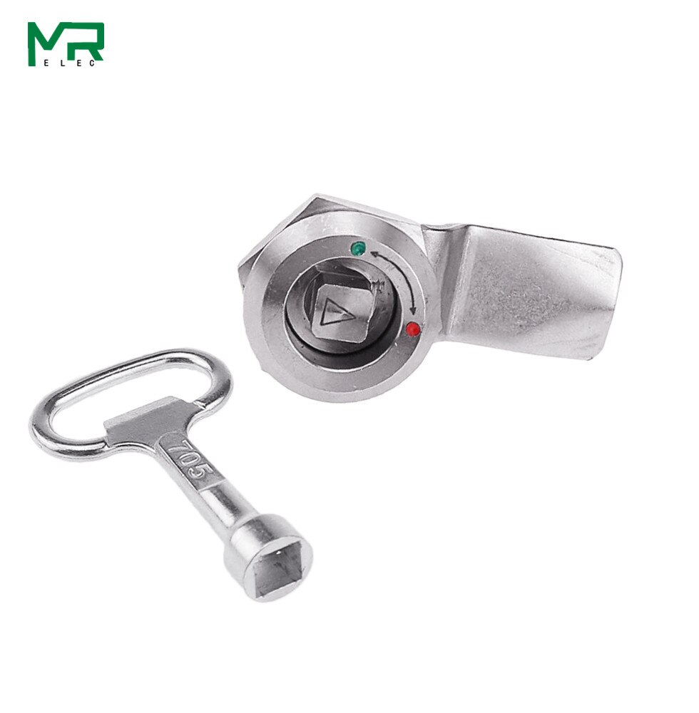 1set 22mm installation Power distribution cabinet lock panel lock 304 stainless steel lock, cam cabinet lock,, tin box,