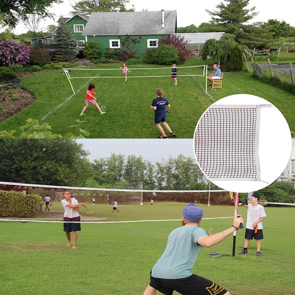 610cm* 76cm sport träning standard badminton nät utomhus tennis nät mesh volleyboll nät träning