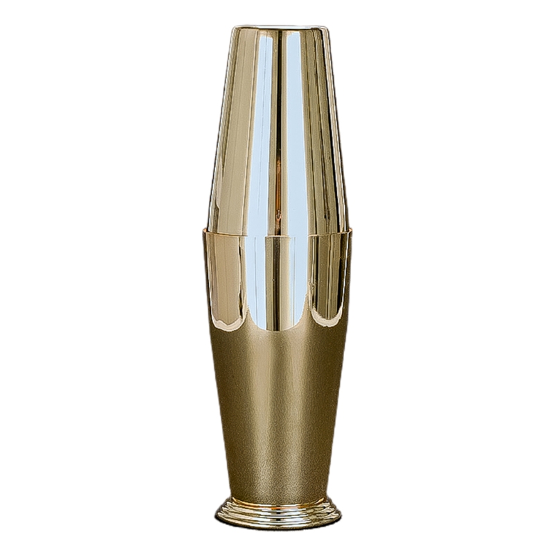 Premium Cocktail Shaker Set Two-Piece Boston Shaker Set Martini Drink Shaker Stainless Steel Material 2 Colors to Choose: Golden