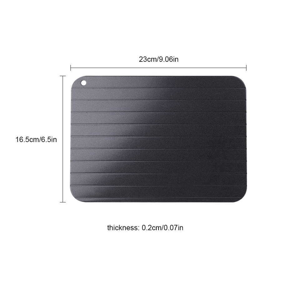 2mm Fast Defrosting Meat Tray Rapid Safety Thawing Tray For Frozen Food Quickly