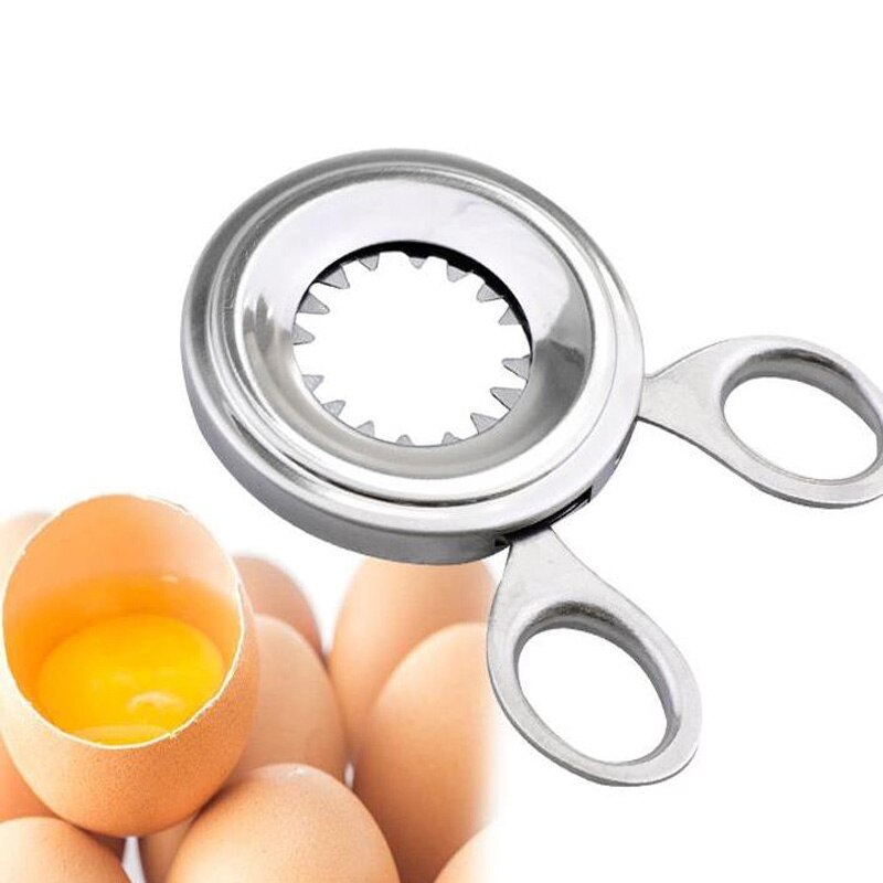 Stainless Steel Egg Cutter Egg Stripper Boiled Multifunction Kitchen Gadget Egg Shell Breaker Portable Gadget