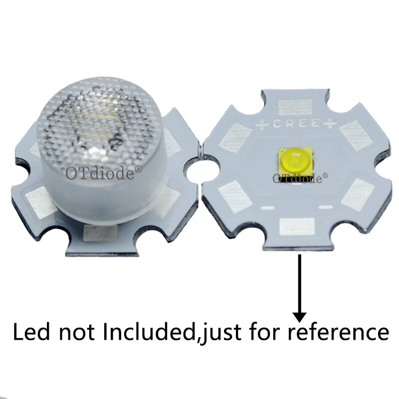 13mm 3535 CREE XPE XPE2 XPG XPG2 XTE Epi LED/Semi LED 3535 LED lentille étanche 3030 puce Diode clair perle Surface intégrée lentille