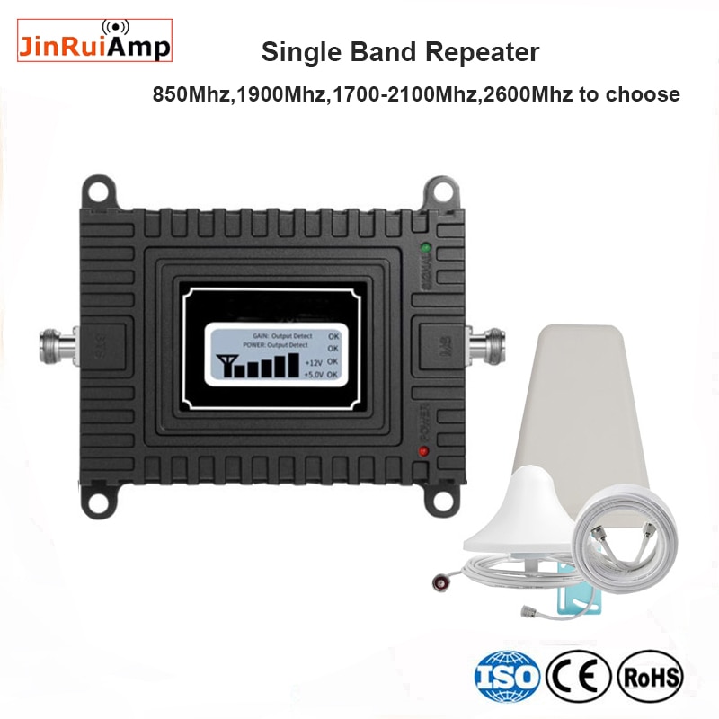 Cellular Signal Amplifier 2G 3G 4G LTE repeater 850 1900 1700 2100 2600Mhz AWS LTE Mobile Signal Booster GSM Repeater