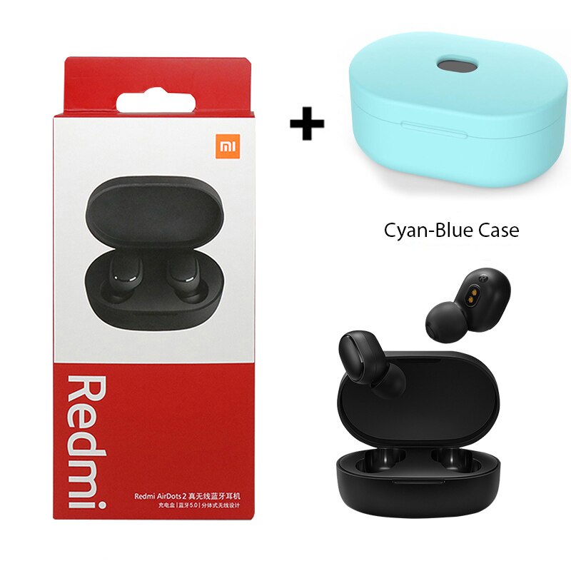 Xiaomi Redmi Airdots 2 Earphones Mi Original Xiaomi True Wireless Headphones Bluetooth Air Dots Headset TWS Earbuds Control: 007