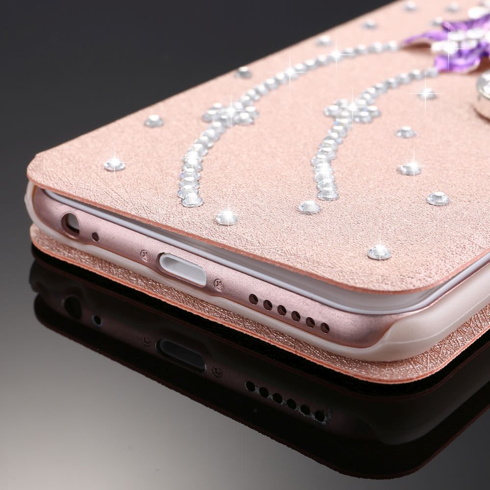 Pepmune Luxury Diamond Wallet Flip Case For Huawei P30 Pro P20 Lite Girl Bling Glitter Leather Cover For Huawei Mate 20 Pro Capa