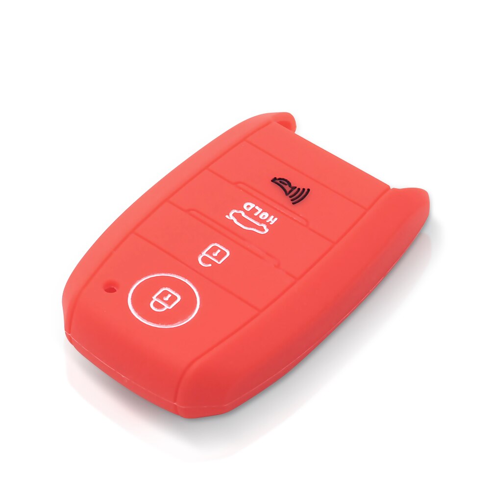 Keyyou silikone nøgletaske til kia sorento optima forte koup soul niro  k3 k3s kx3 k4 kx5 k5 soul rio ceed sportage 4bt skin cover