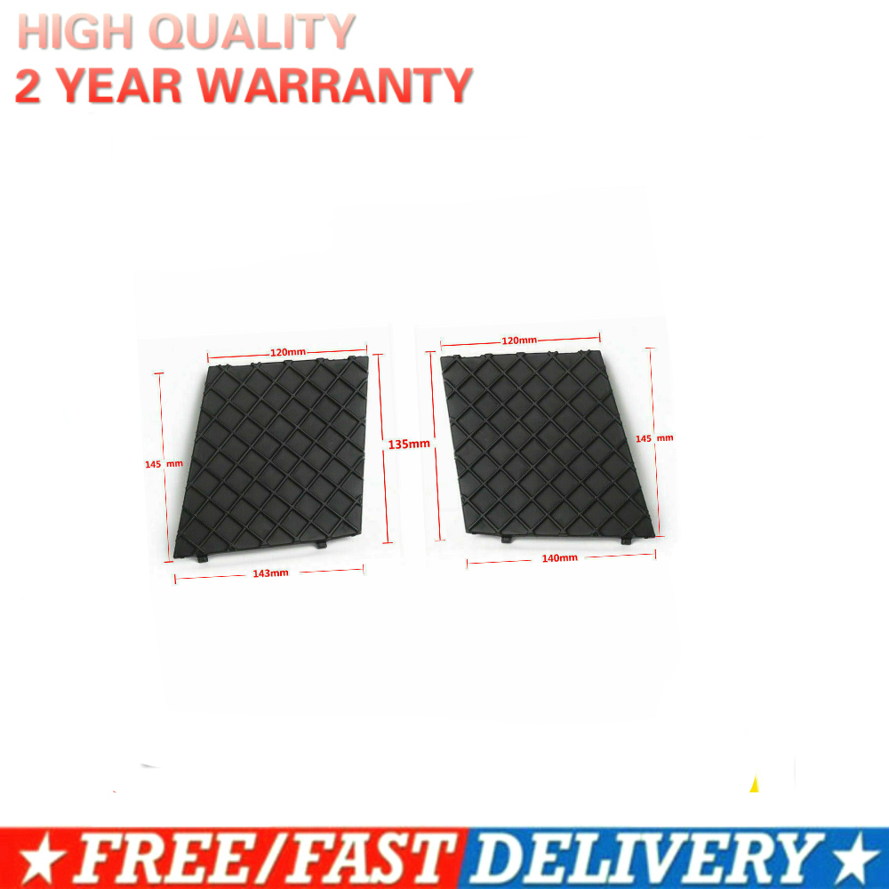 Een Paar Zwarte E60 E61 Auto Voorbumper Lagere Mesh Grill Plaat Trim Cover Voor Bmw E60 E61 M 51117897186 51117897184 Bumper Cover