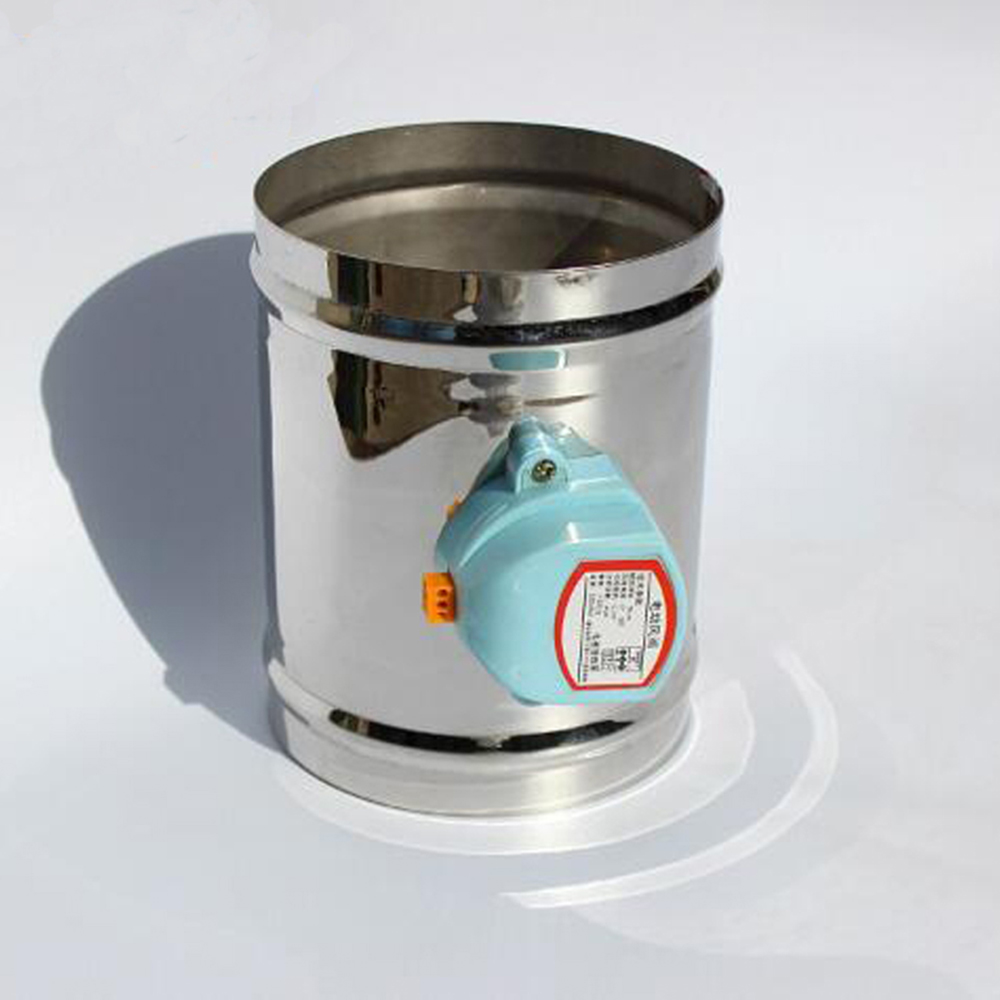 150MM Stainless steel air valve seal type, 220VAC Air damper air tight type, 6" ventilation pipe valve