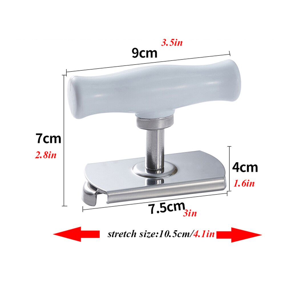 Manual Stainless Steel Easy Can Jar Opener Adjustable Cap Lid Openers Tool Kitchen Gadgets Can Tin Openers Bottle