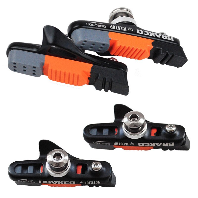 Brakco bremsekloss til brompton foldesykkel lett c-klemme, støyfri, blokkeringsfri bremsesko