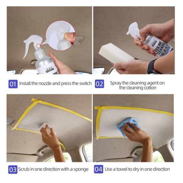 Car Interior Fabric Cleaning Agent 100ml Multi-purpose Cleaning Agent Spray Cleaning Tool B88