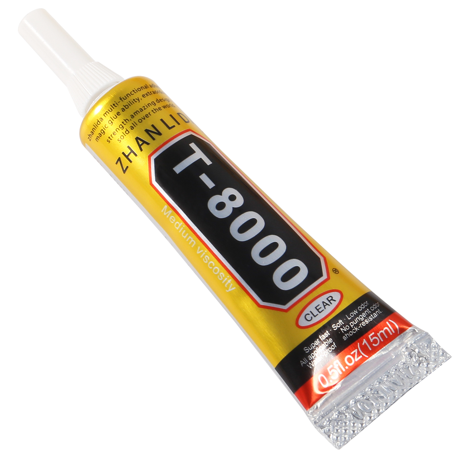 T8000 limtyper til mobiltelefoner  t8000 limtyper 15/50/110ml klæbestoffer multifunktionslim til telefonreparation tablet briller smykker
