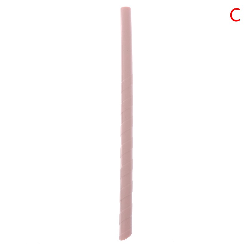 Silicone Straws Set 6 Colors Reusable Drinking Straws with 2 Cleaning Brushes: 3