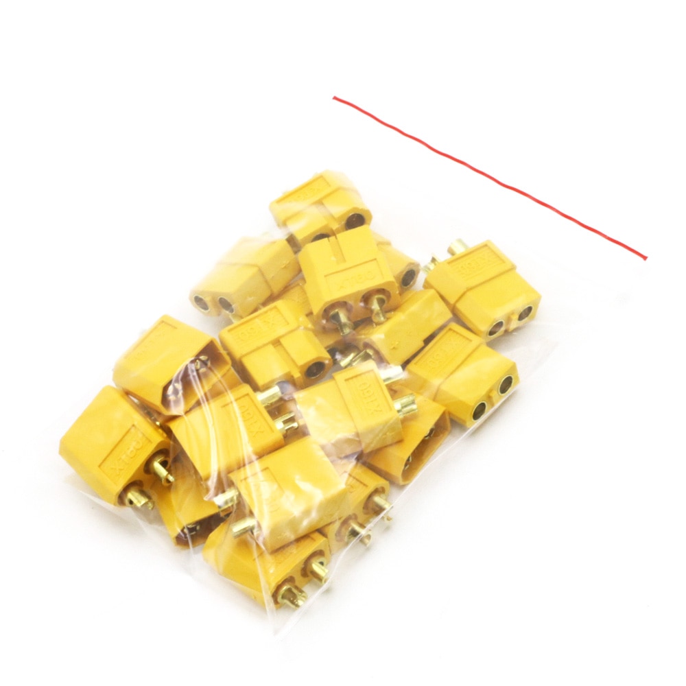 10 sztuk/20 sztuk XT60 XT-60 męskie żeńskie złącza kulowe wtyczki do akumulatora RC Lipo (5 par/10 par) hurtownia