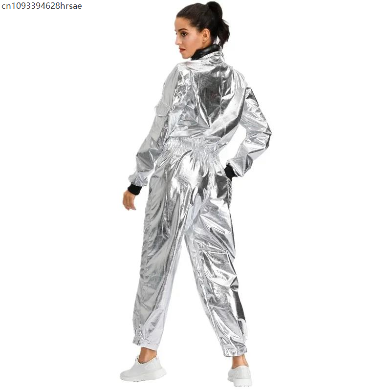 Halloween Erwachsene Silber Astronaut Kostüm Kinder Astronaut Kostüm Paare Spaceman Cosplay Anzug Party Dress Up Geburtstag