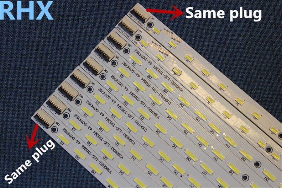 Bande de rétroéclairage LED 1-10, pièces/lot, V390HK1-LS5-TREM4, 48 diodes, 495mm, 39 pouces, , 100%