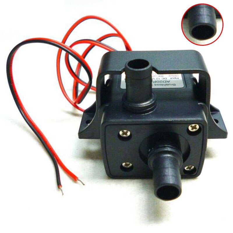 Ultra-Stille Dc 12V 4.2W 240L/H Debiet Waterdichte Borstelloze Pomp Mini Dompelpomp