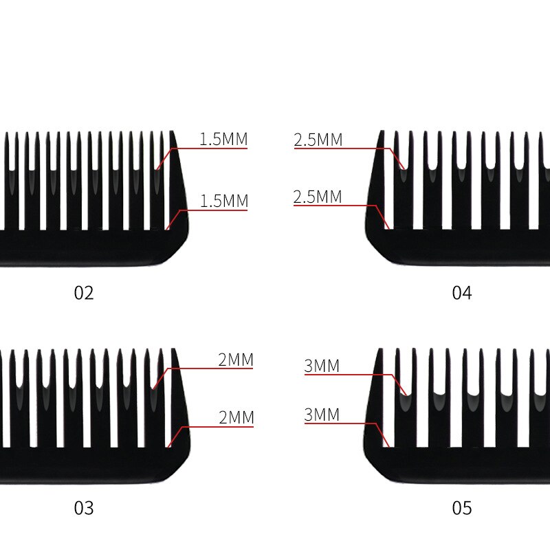 Hairdressing Comb Steel Tip Tail Pick Dyeing Comb Salon Highlighting Hair Comb Anti Static Barber Hair Cutting Comb