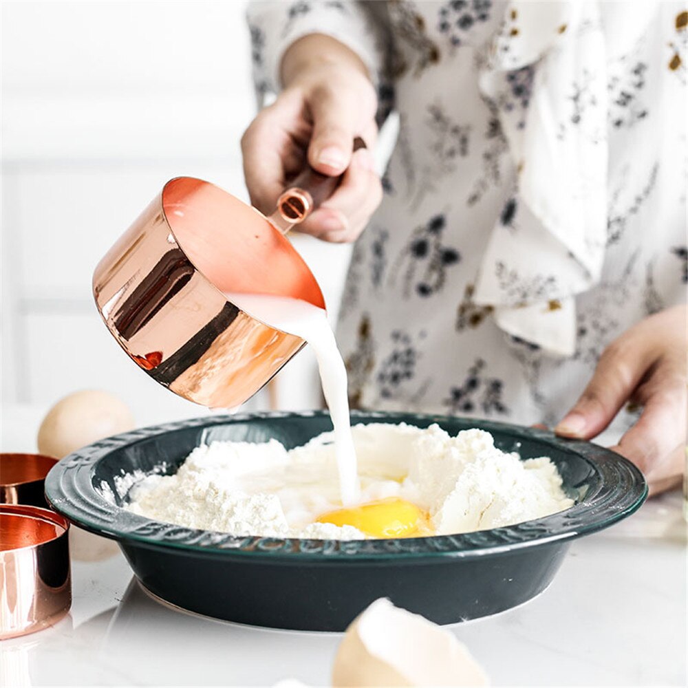 8Pcs/Set Measuring Spoon Set Stainless Steel Measure Liquid Tea Coffee Seasoning Cups Nordic Kitchen Baking Tool Measuring Cups