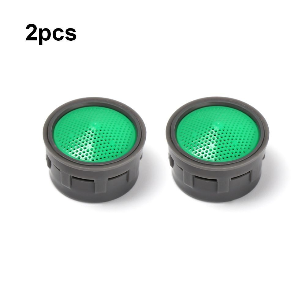 1/2/5 Stuks Kraan Beluchter Vrouwelijke Draad Mondstuk Filter Waterbesparende Adapter Abs Bubbler Binnenkern Badkamer Keuken Kraan Onderdelen: YELLOW