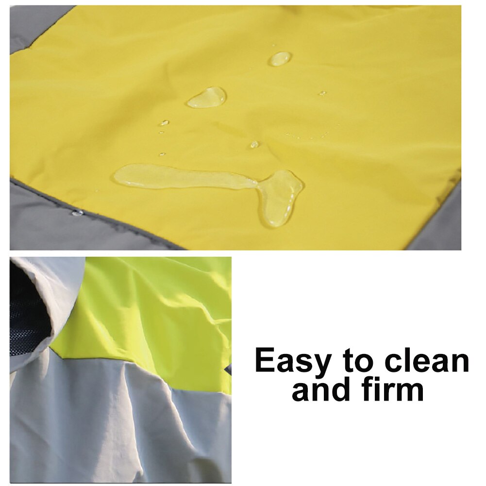Impermeable para perro mascota perros de compañía, impermeable, impermeable, reflectante, con capucha, Poncho, chaqueta de lluvia, abrigo para exteriores, ropa para perros abrigo