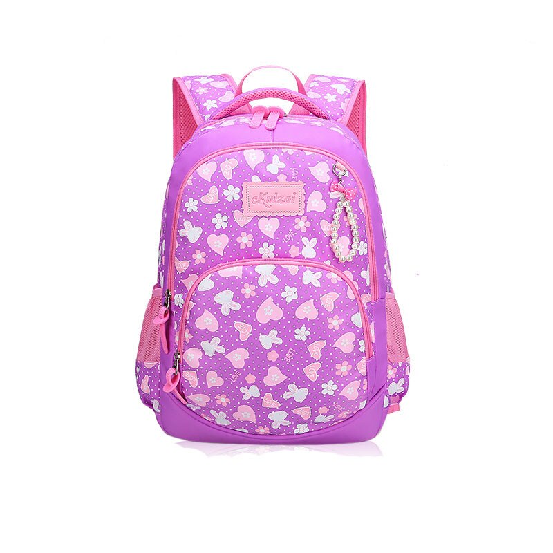 School Bags Children Backpacks For Teenagers Girls Lightweight Waterproof Primary School Bags Child Orthopedics Schoolbags Boys: Purple small