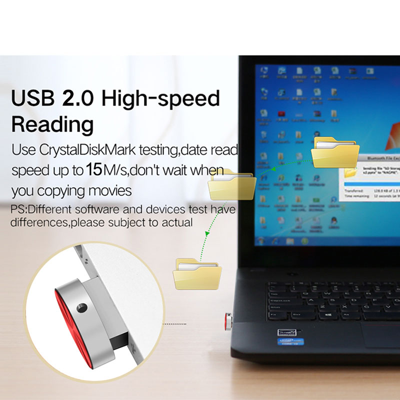 Super Mini Usb Flash Drive 4Gb 8Gb 32Gb 64Gb 128Gb Metalen Pendrive Flash Geheugenstick 256Gb Waterdicht Usb Stick Beste