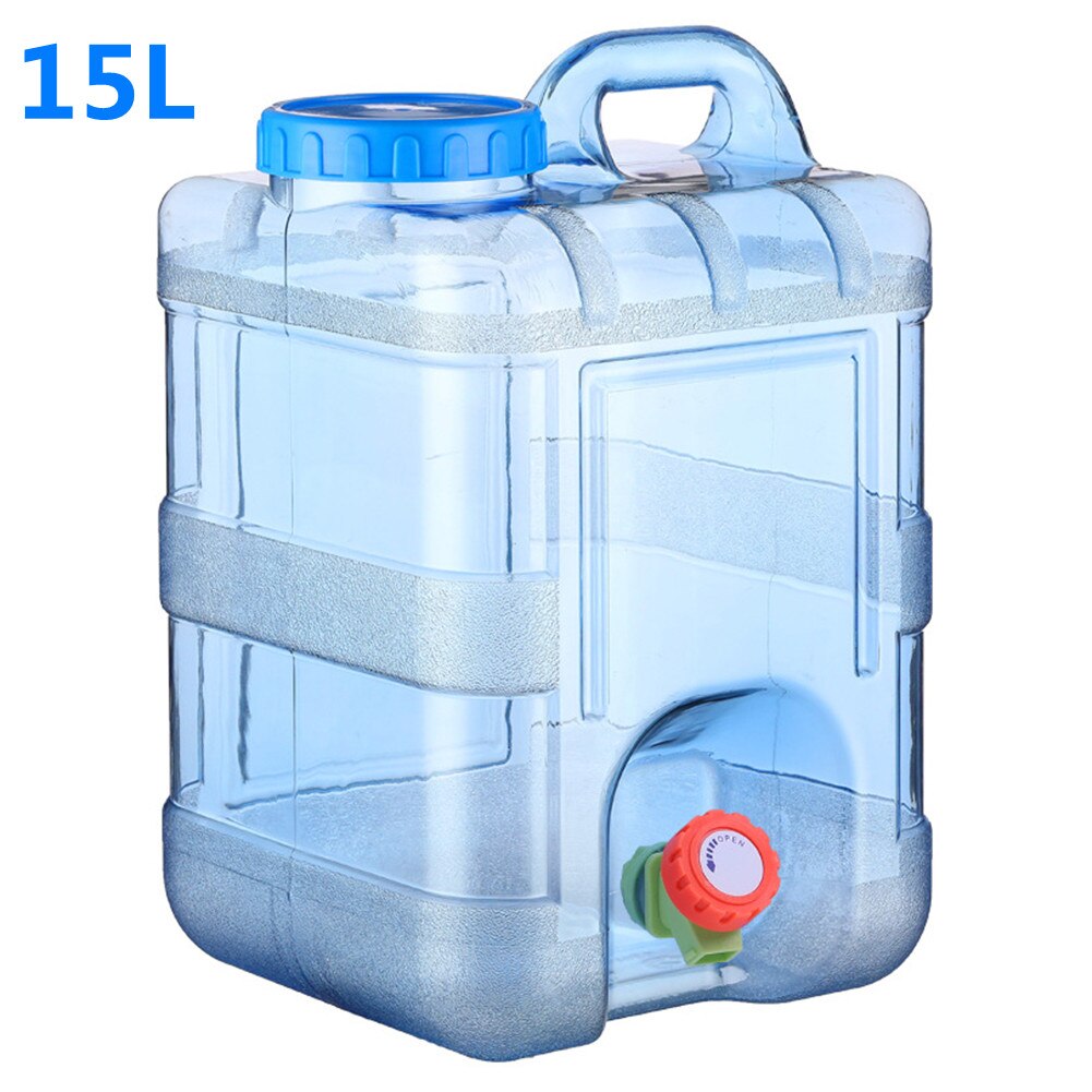 Outdoor Water Emmer Camping Draagbare Rijden Wateater Emmer Draagbare Tank Container Met Kraan Voor Camping: 15L