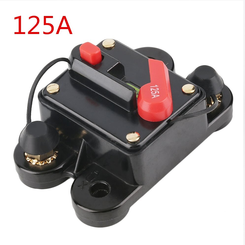 50A 60A 80A 100A 125A 150A 200A 250A optional Car Audio Inline Circuit Breaker Fuse for 12V Protection SKCB-01-100A