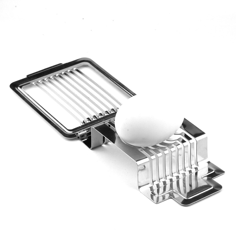 Ruostumattomasta teräksestä valmistettu munaleikkuri monitoimi hedelmäleikkuri keittiötarvikkeet munille suolatut munat mansikat banaanit