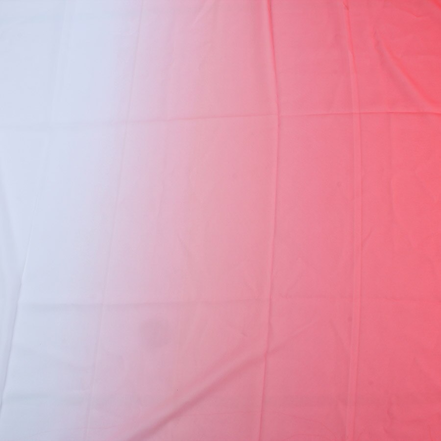 Ombre Gradient Color Shade Fabric 100D Chiffon Draped Fabric for Wedding Gowns 145x50cm